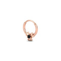 Flower Black Septum Ring