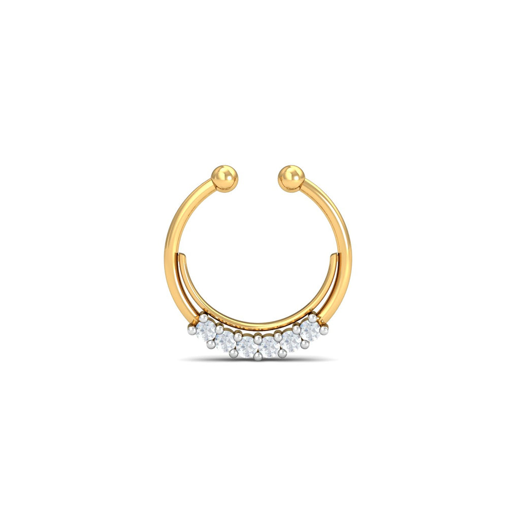 Diamond Faux Septum Ring