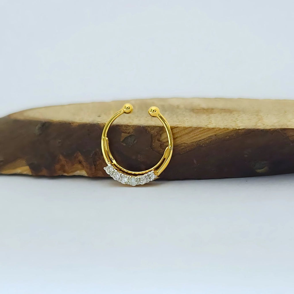 Diamond Faux Septum Ring