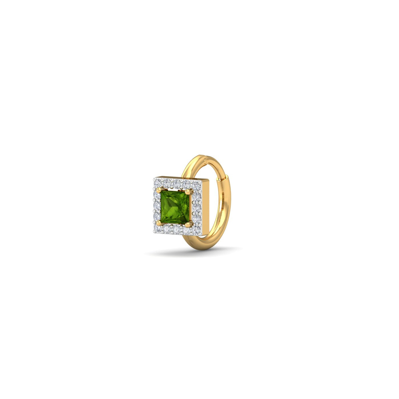 Pareva Peridot Nose Ring