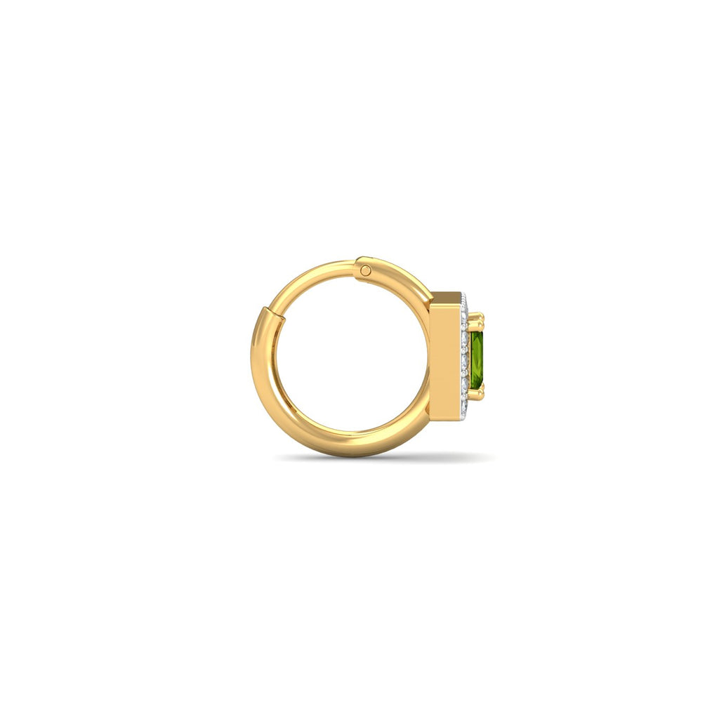 Pareva Peridot Nose Ring