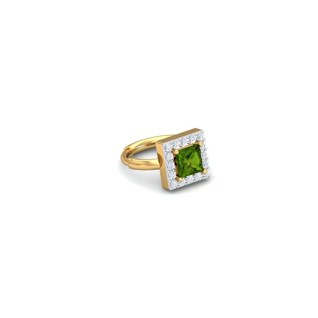 Pareva Peridot Nose Ring