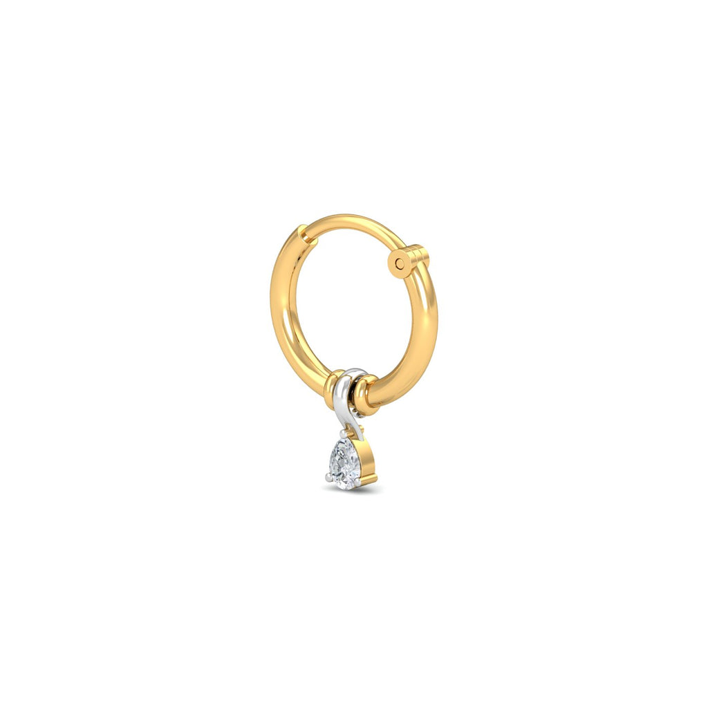 Dainty Pear Septum Ring