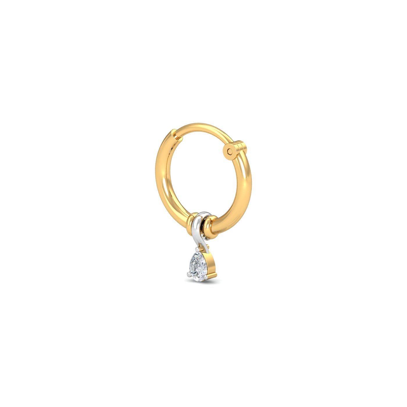 Dainty Pear Septum Ring
