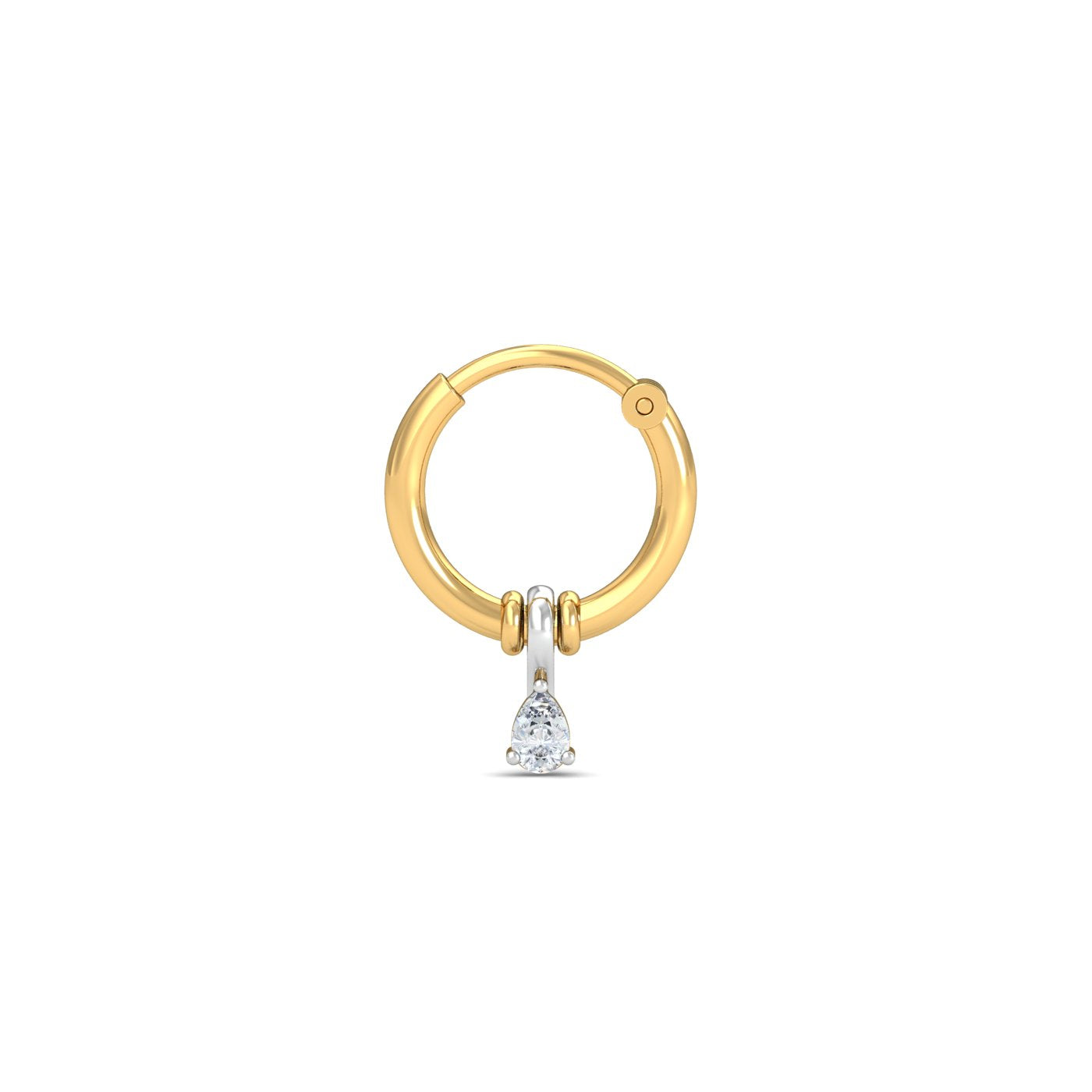 Dainty Pear Septum Ring