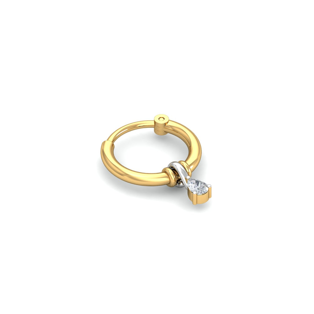 Dainty Pear Septum Ring