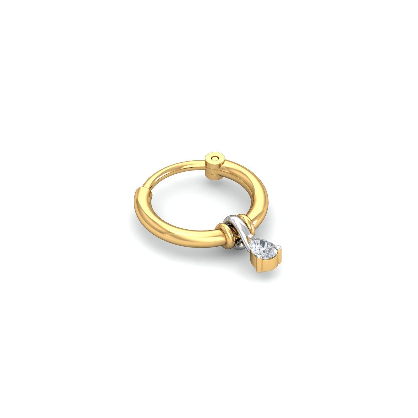 Dainty Pear Septum Ring
