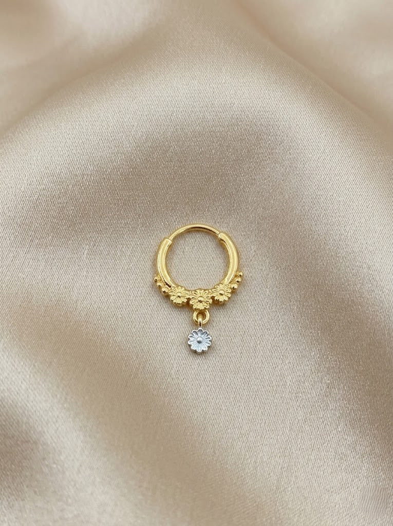 Flower Drop Septum Ring