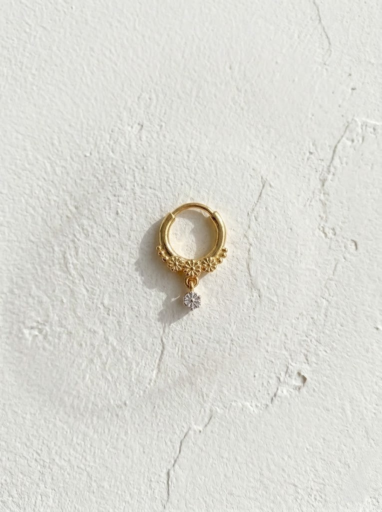 Flower Drop Septum Ring