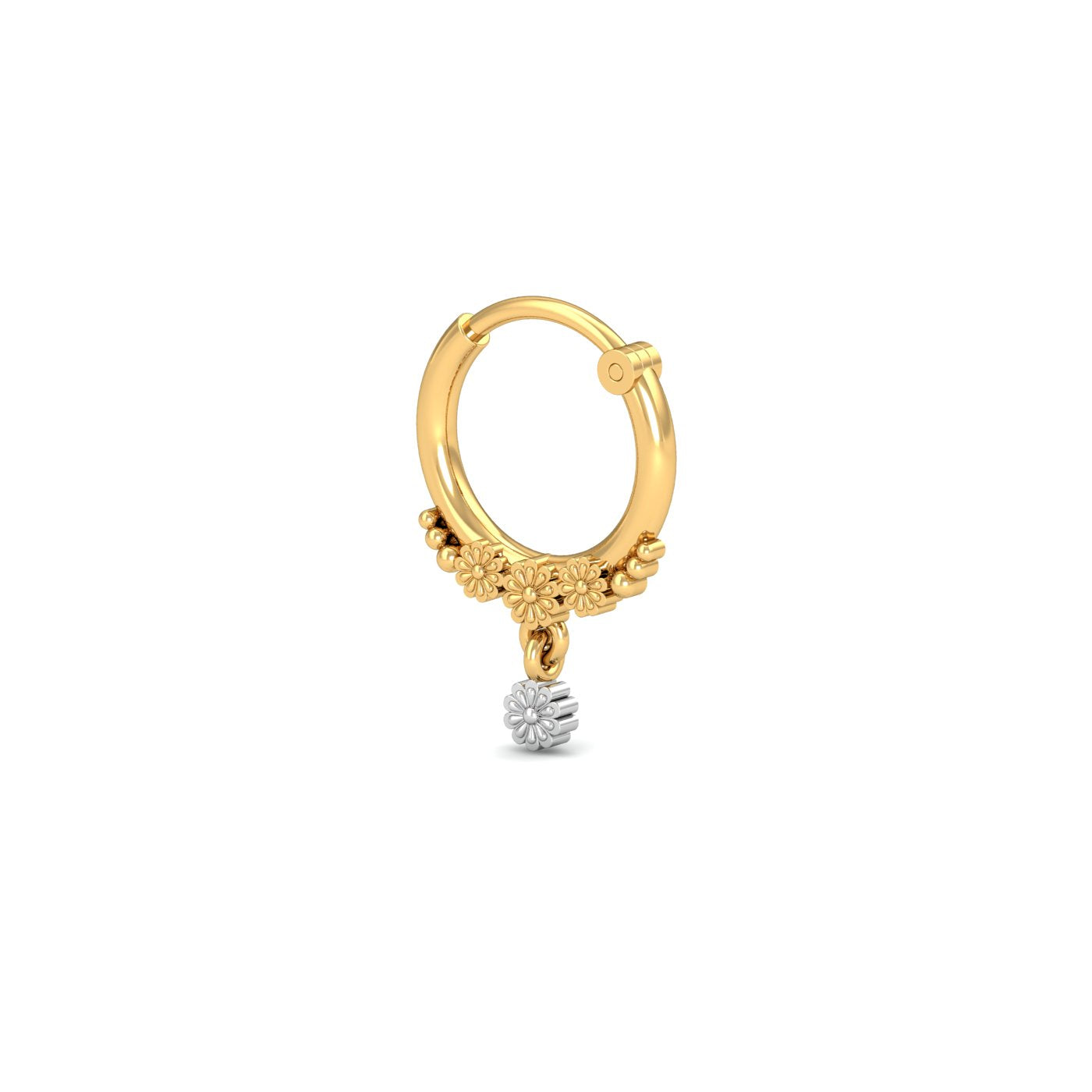 Flower Drop Septum Ring