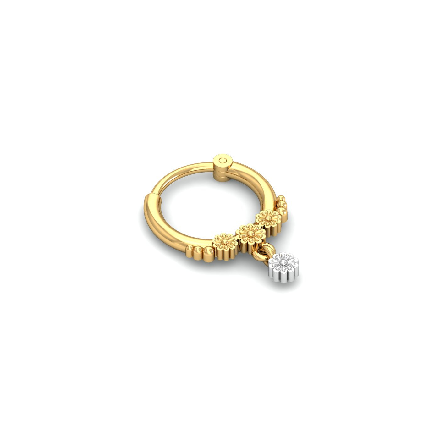 Flower Drop Septum Ring