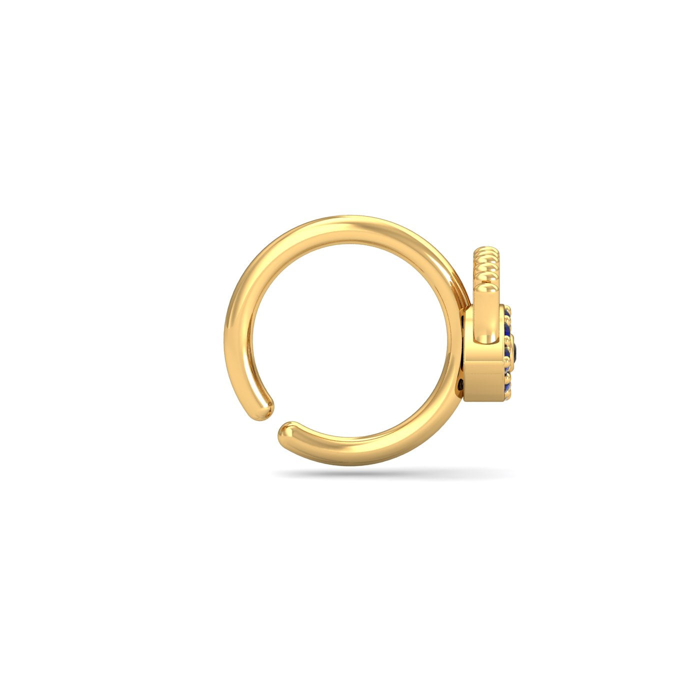 Blue EvilEye Nose Ring