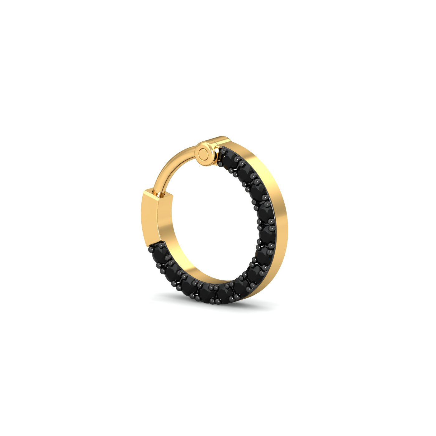 Side Black Nose Ring