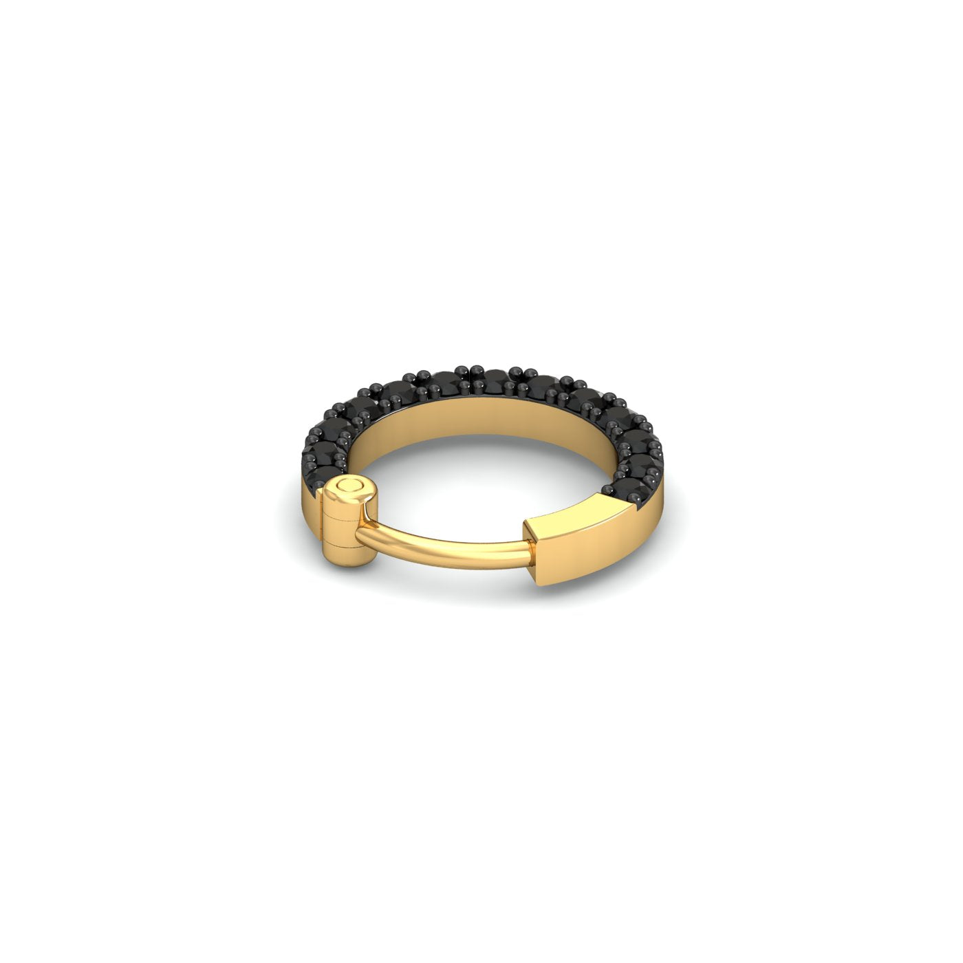 Side Black Nose Ring