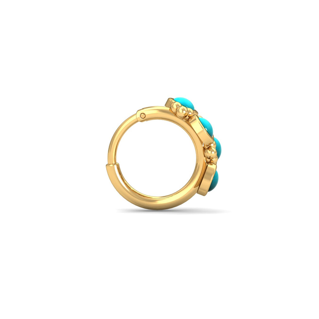 Parvati Turqoise Nose Ring