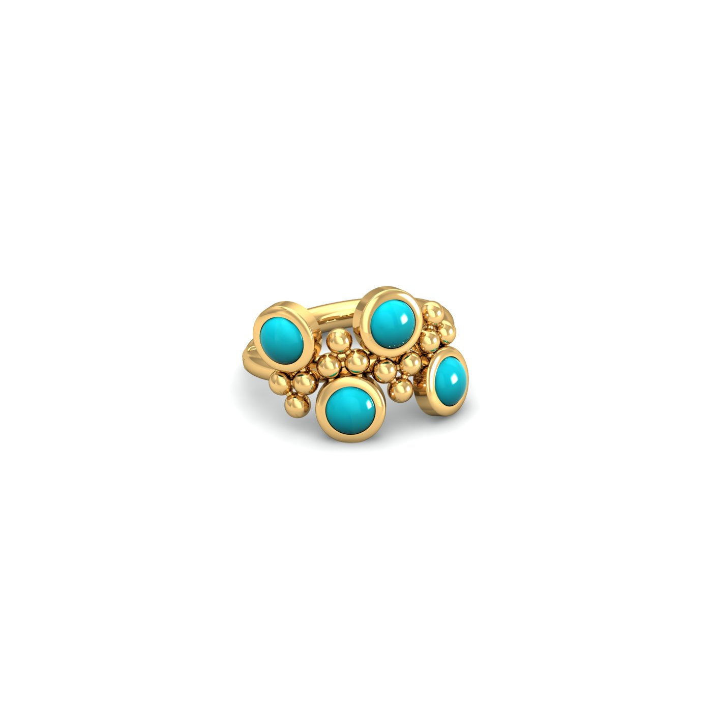 Parvati Turqoise Nose Ring
