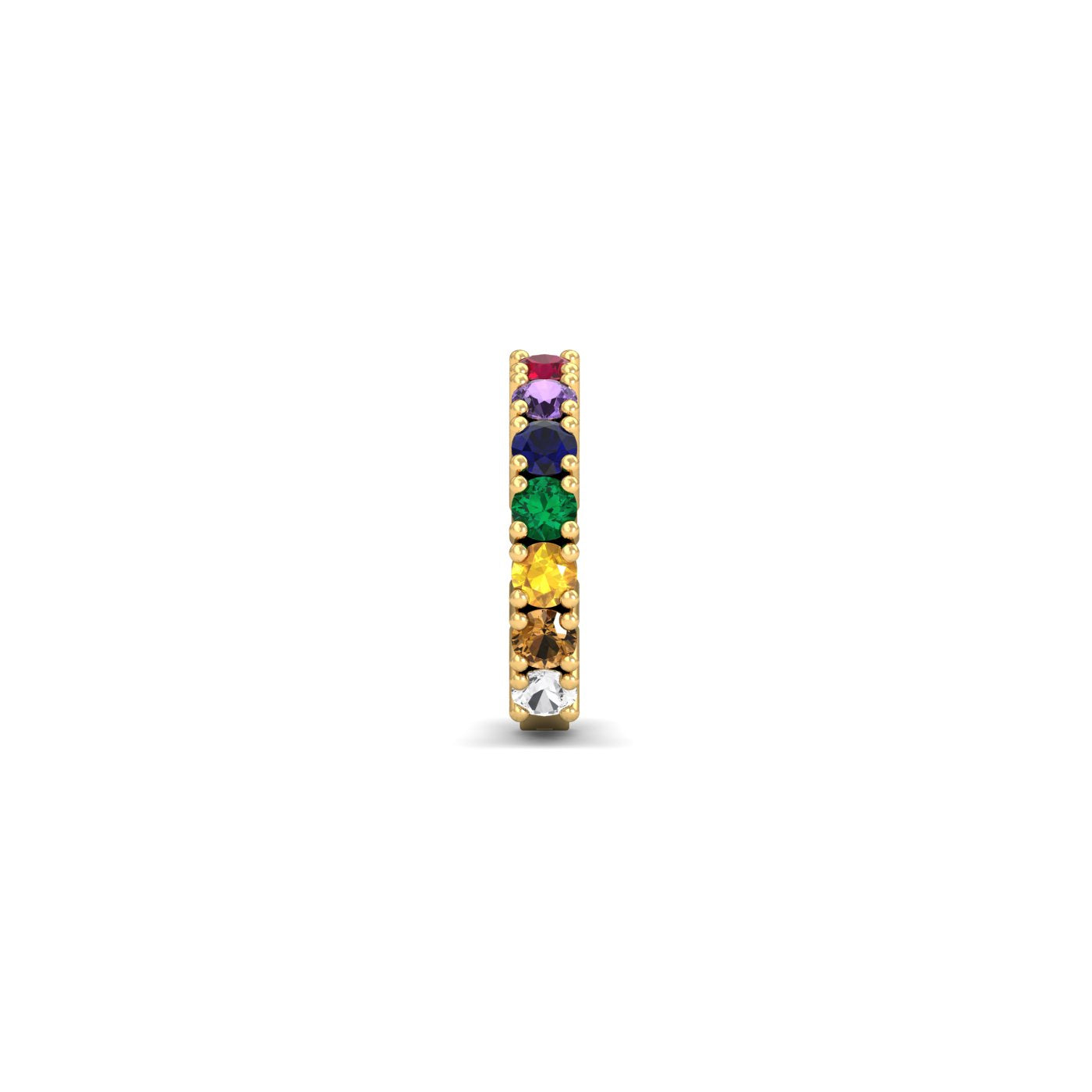 Vrinda Sapphire Nose Ring