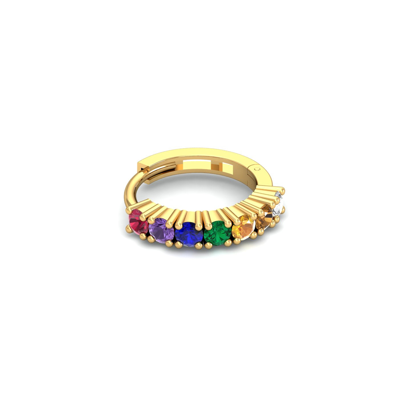 Vrinda Sapphire Nose Ring
