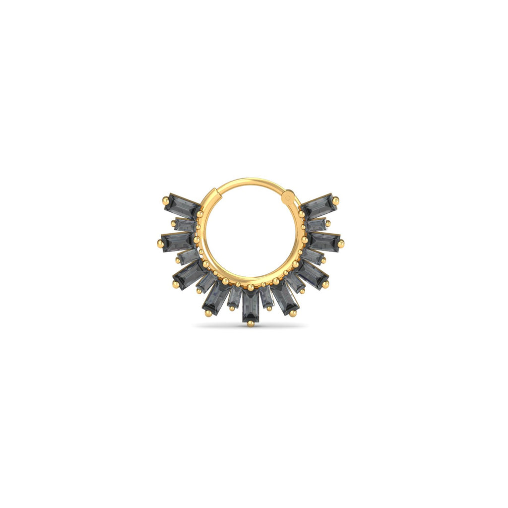 Baguette Spinel Septum Ring