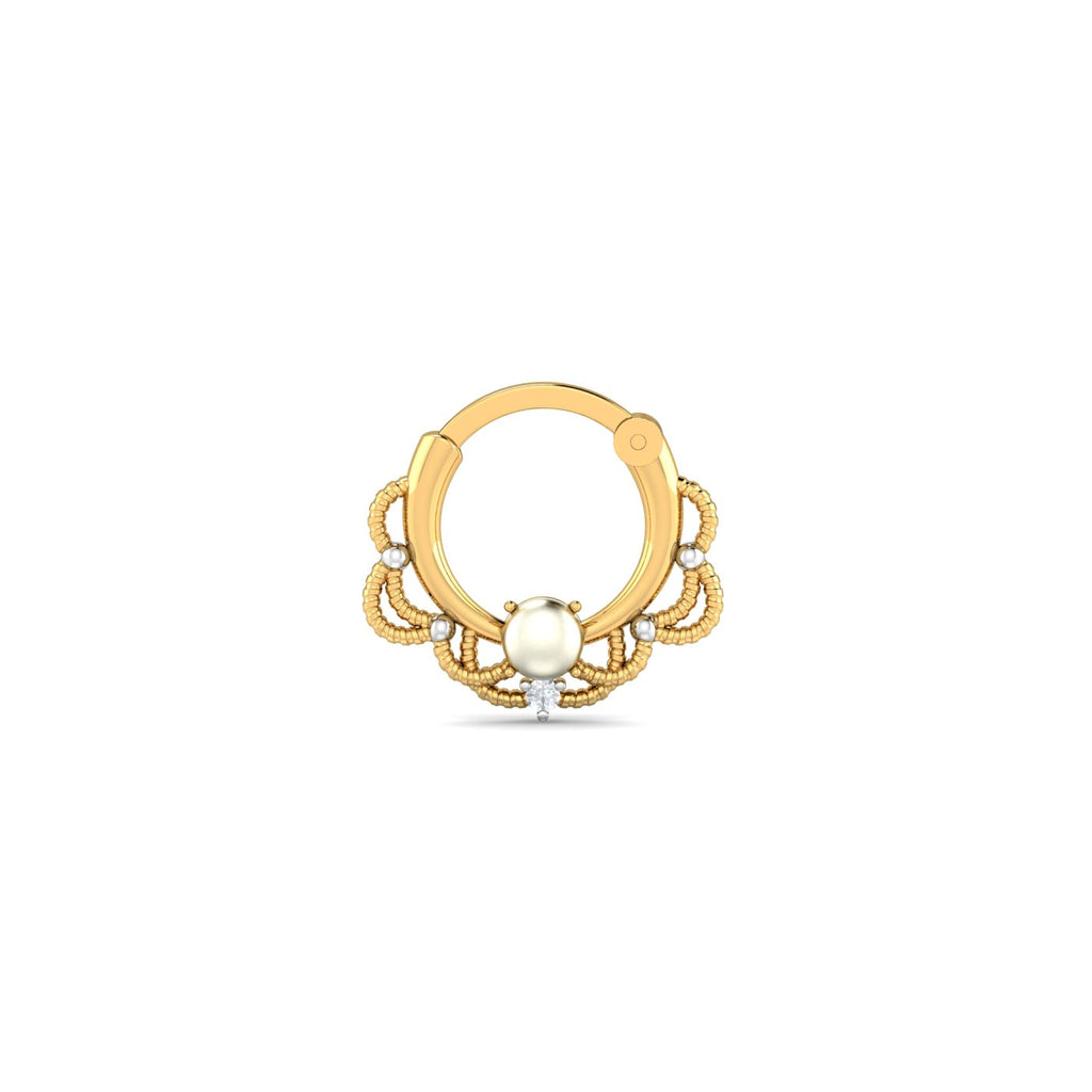 Aurora Pearl Septum Ring