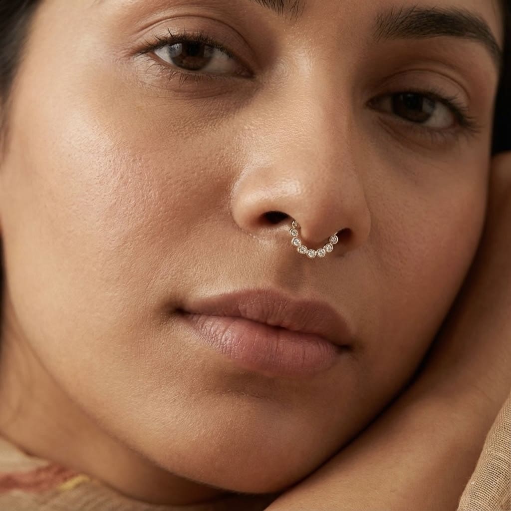 Sleek Circle Septum Ring