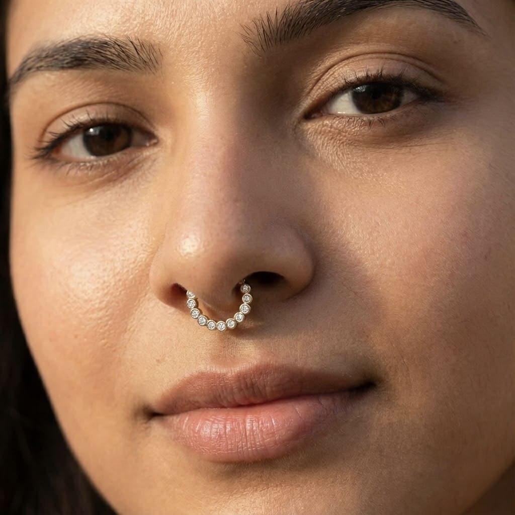 Sleek Circle Septum Ring