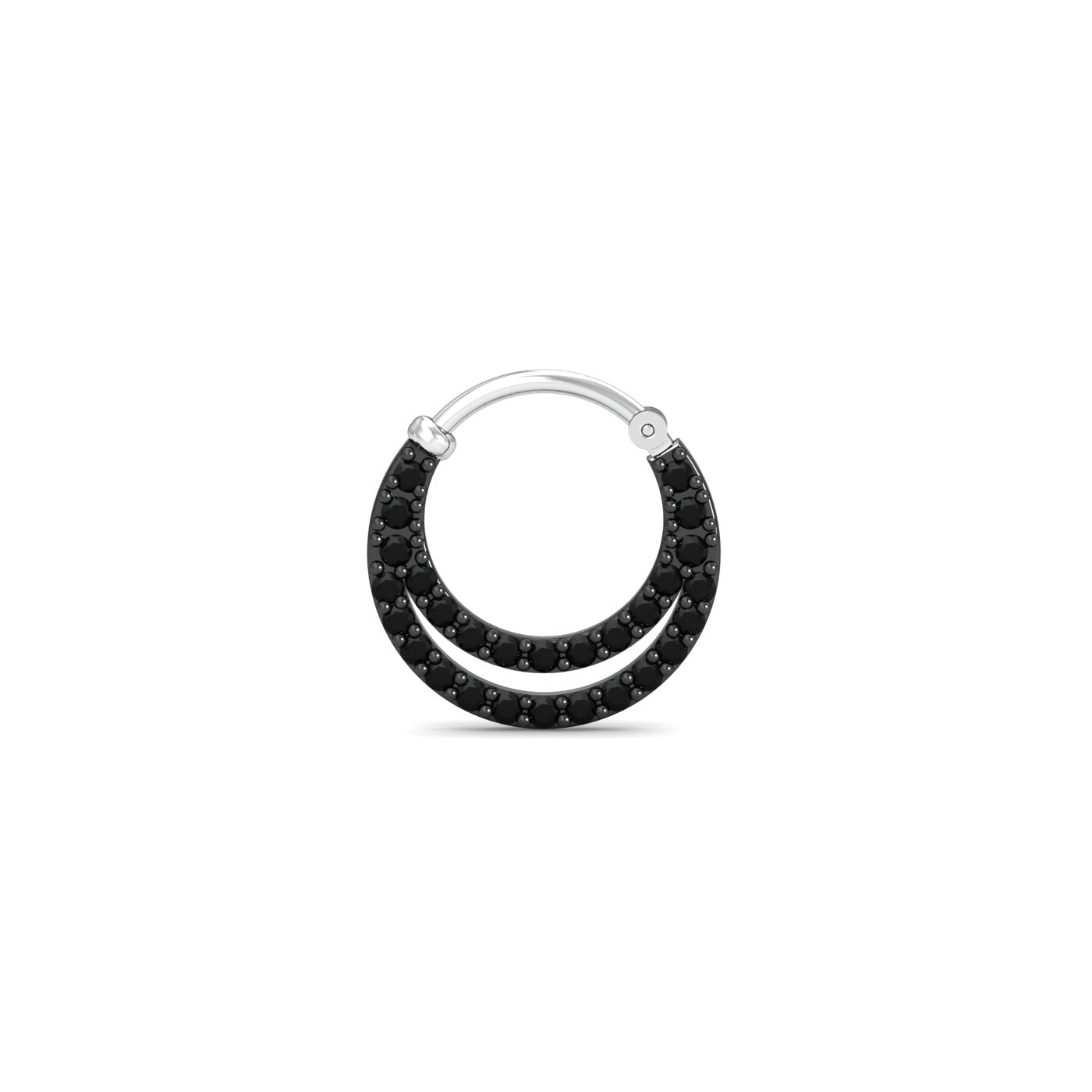 Offbeat Black Septum Ring