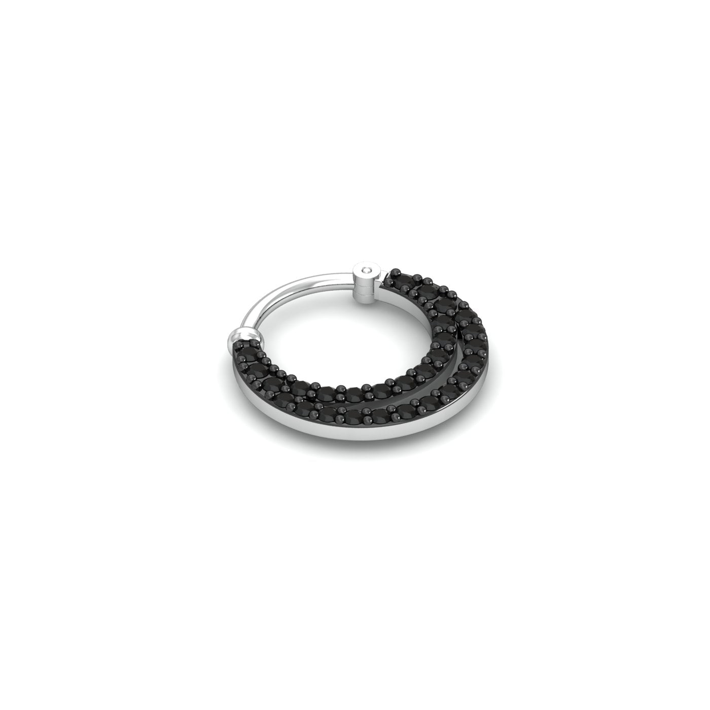 Offbeat Black Septum Ring