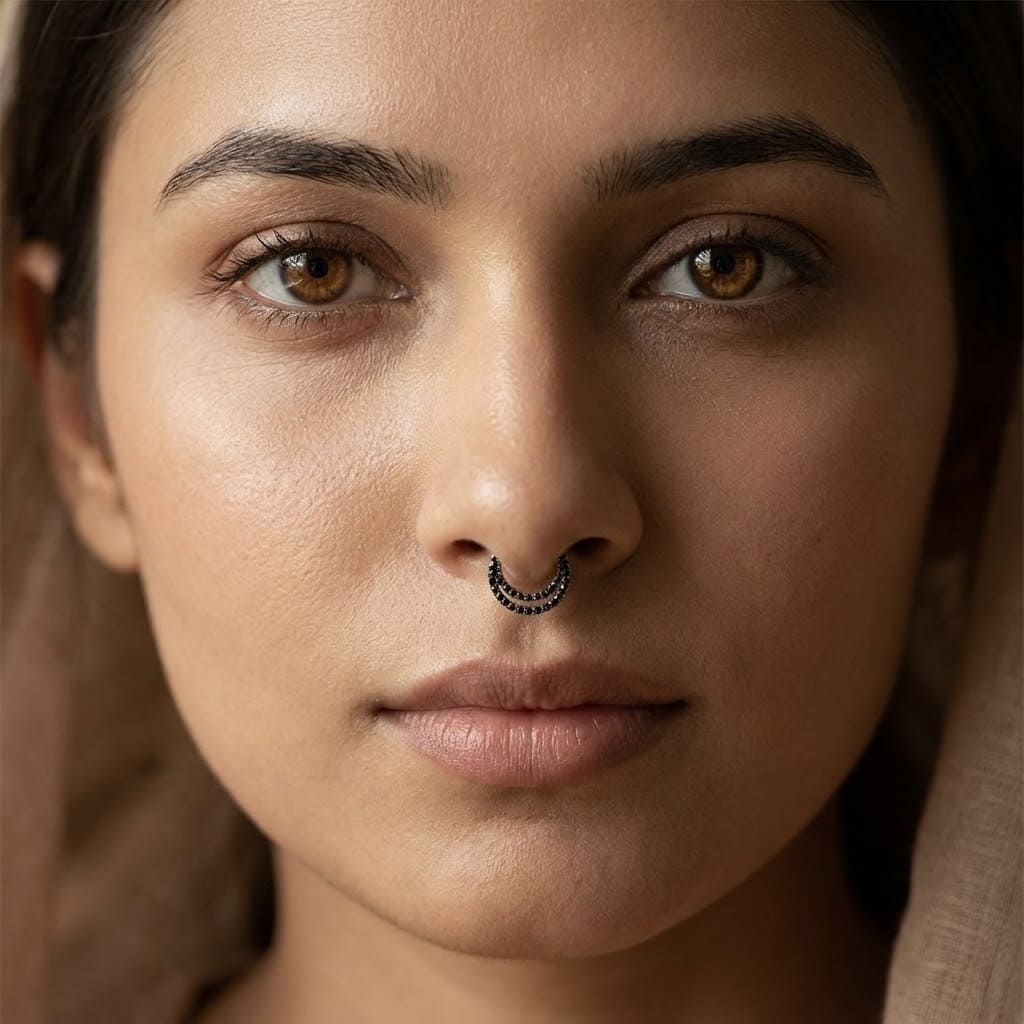Offbeat Black Septum Ring