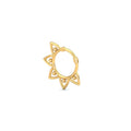 Leafy Gold Nose Ring