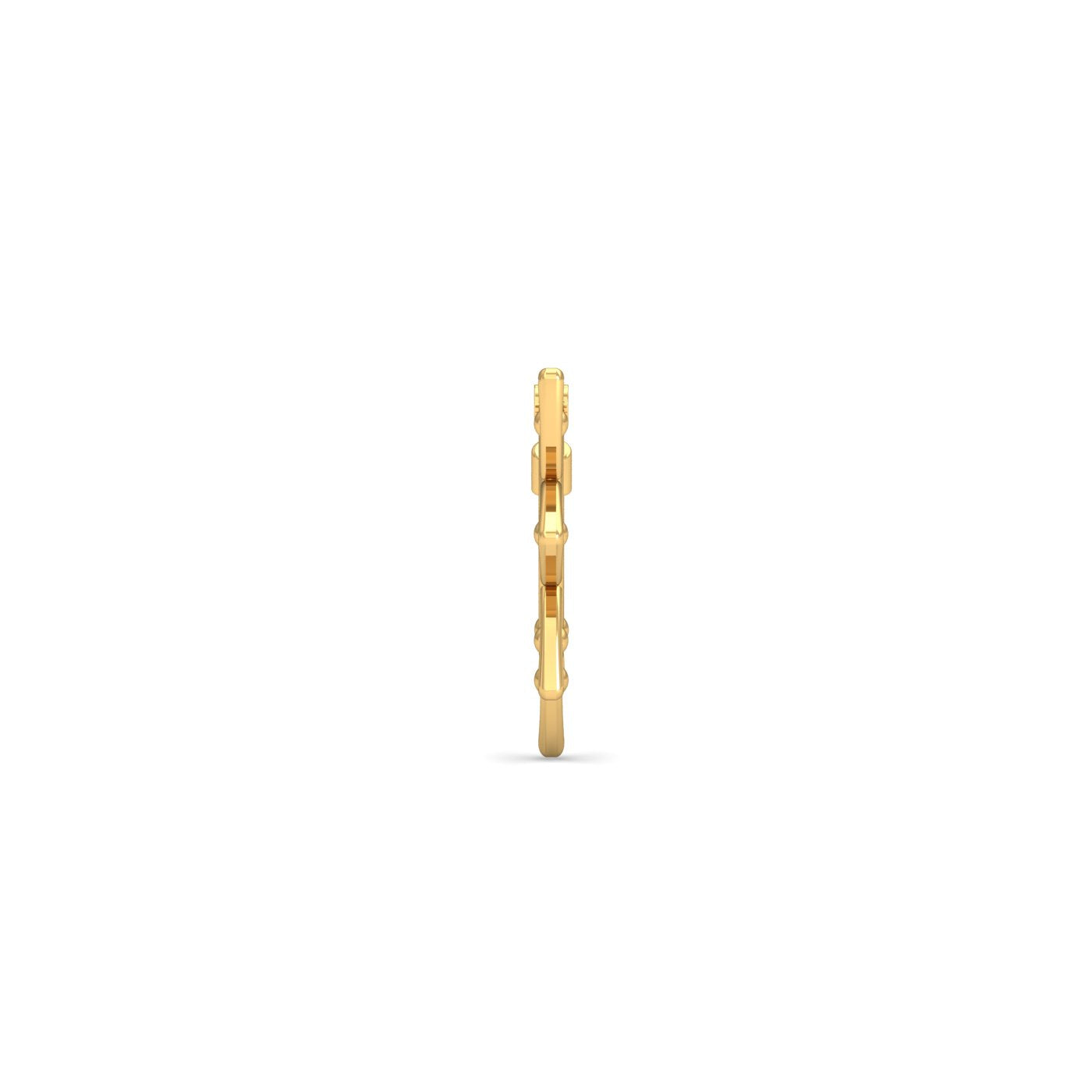 Leafy Gold Nose Ring