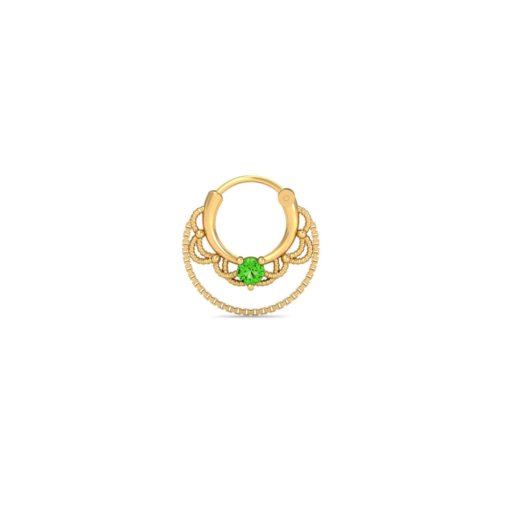 Ayat Peridot Septum Ring