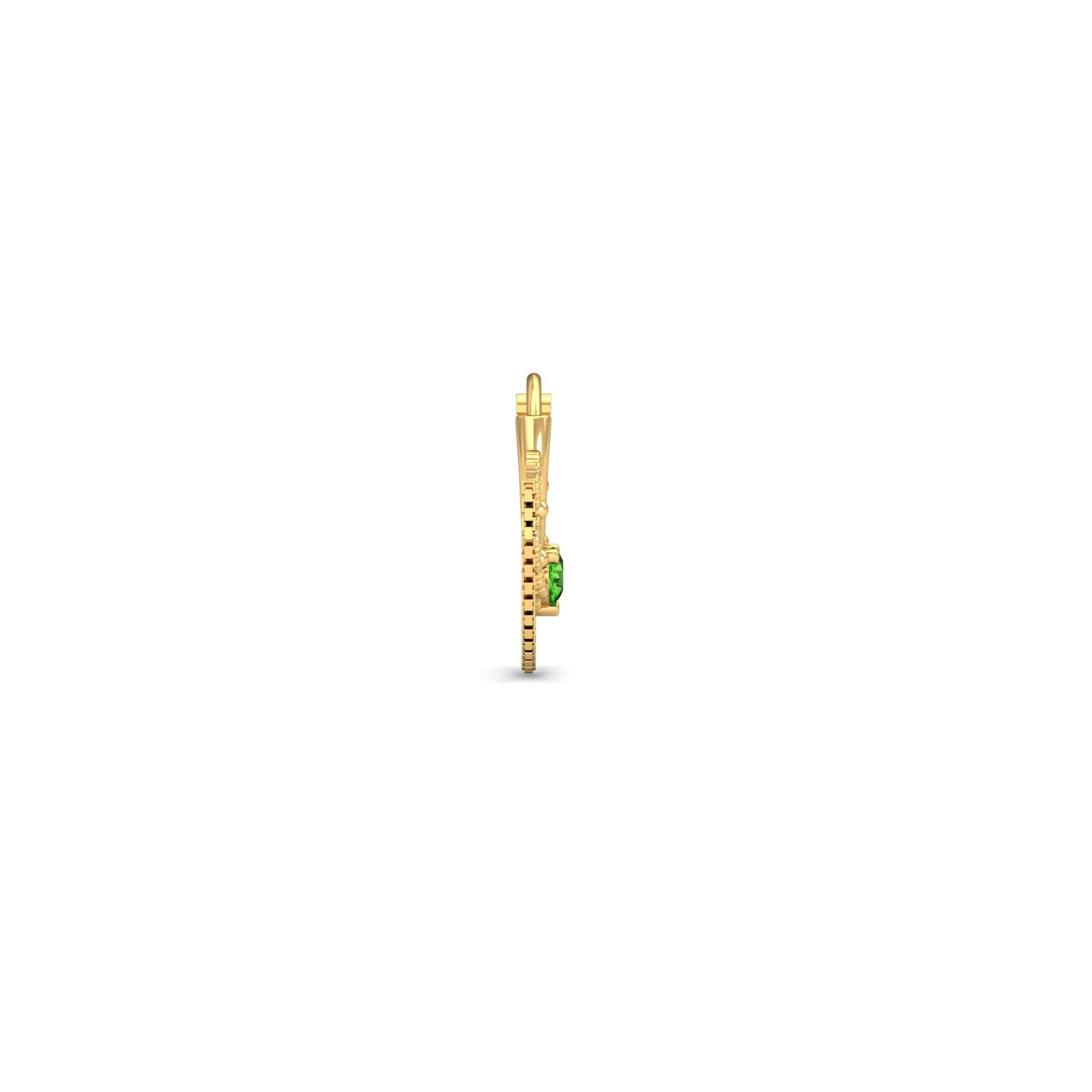 Ayat Peridot Septum Ring