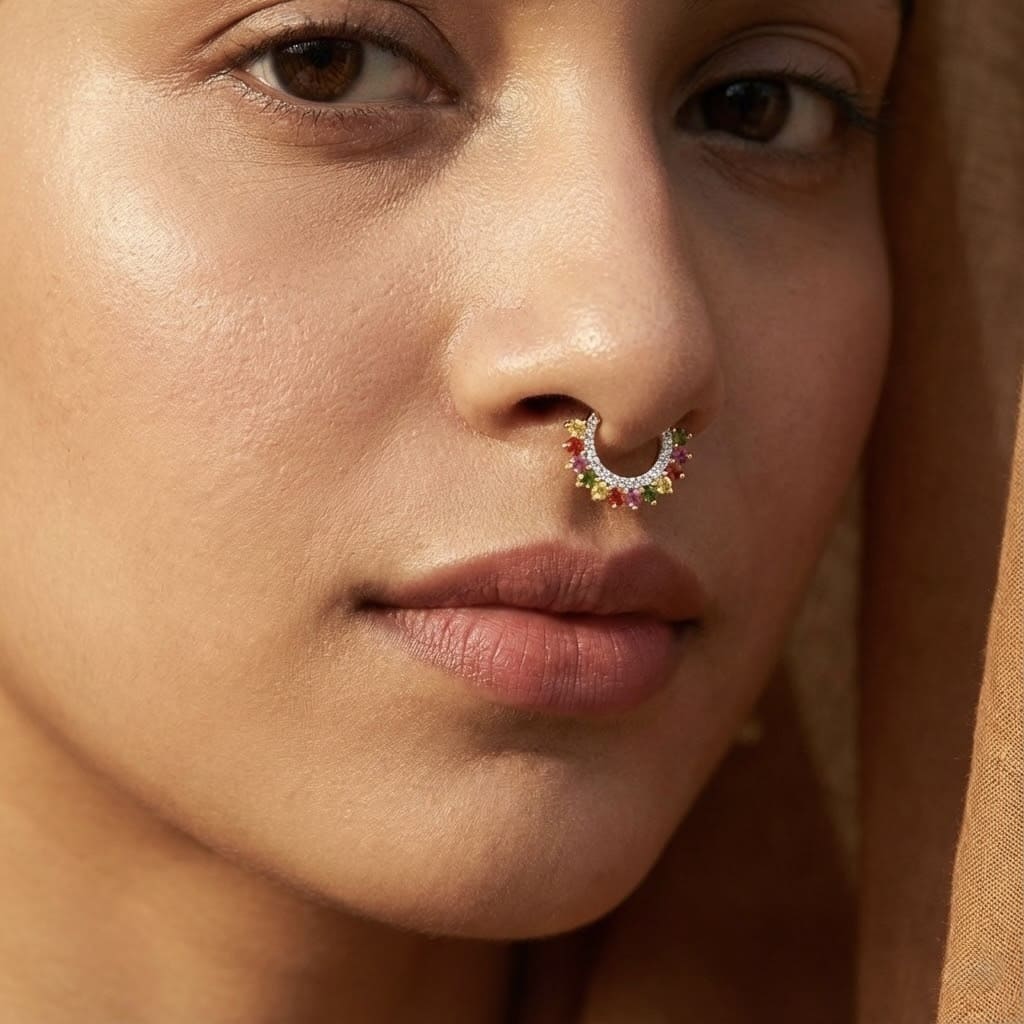 Rainbow Septum Ring