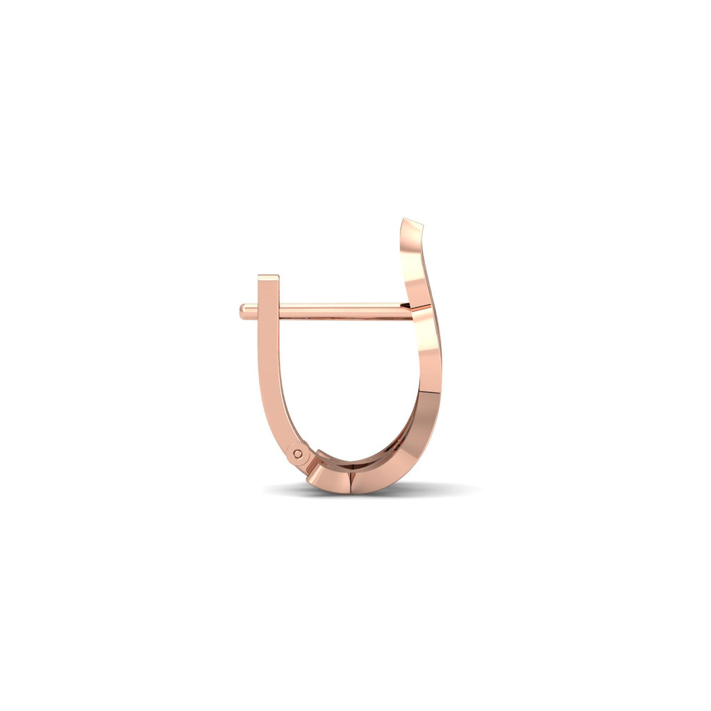Abstract Gold Nose Ring