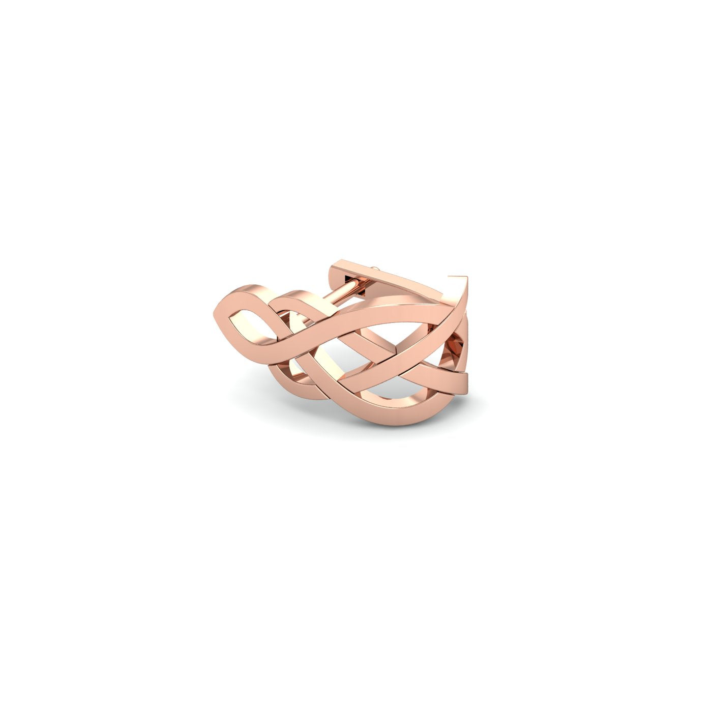 Abstract Gold Nose Ring