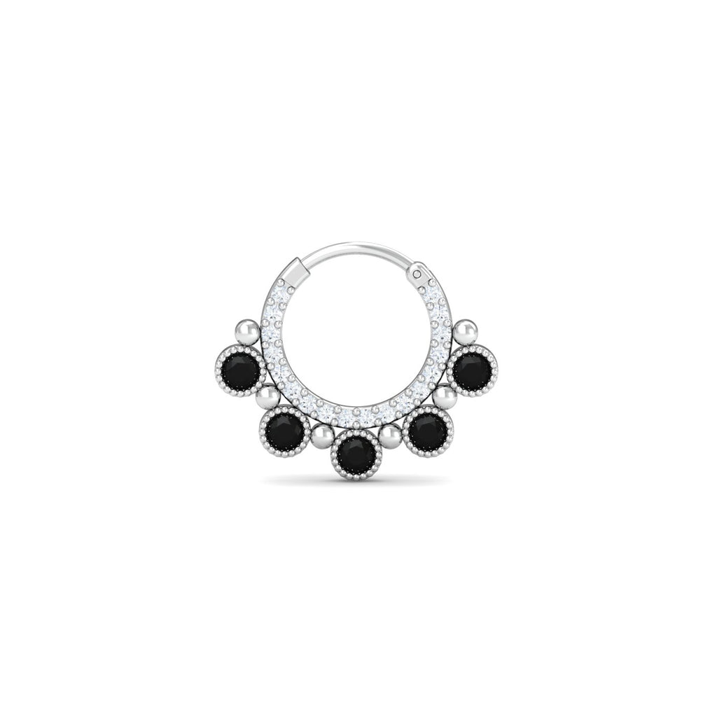 Midnight Black Septum Ring