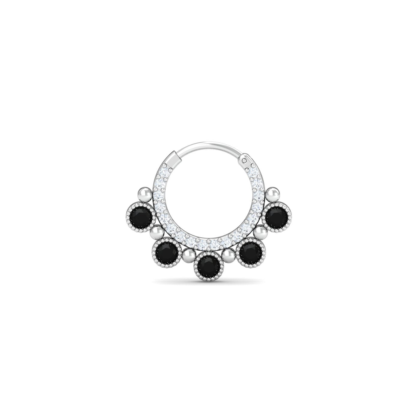 Midnight Black Septum Ring