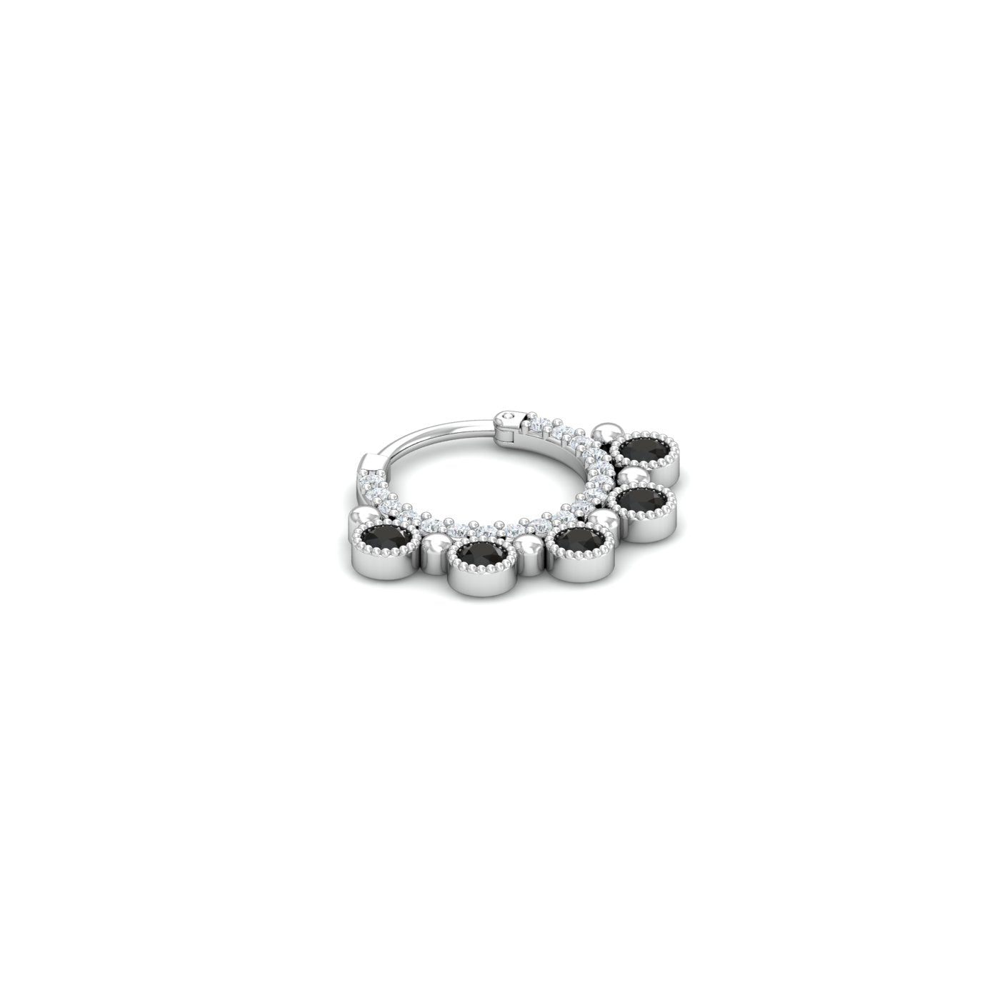 Midnight Black Septum Ring