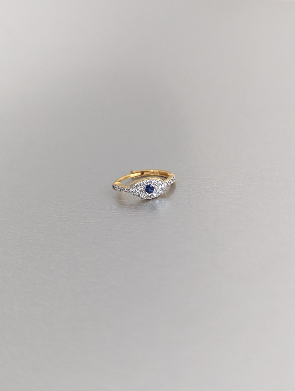 Sapphire EvilEye Nose Ring