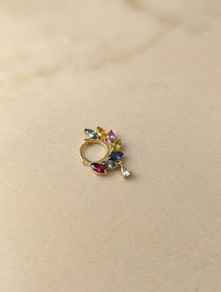 Aishani Sapphire Nose Ring