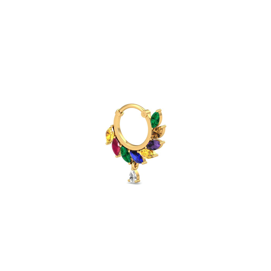 Aishani Sapphire Nose Ring
