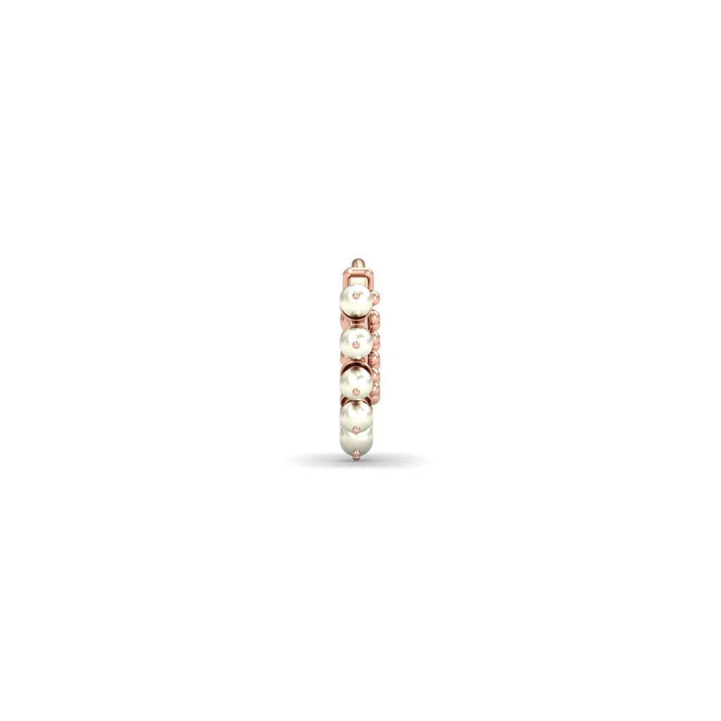 Rosy Dream Pearl Nose Ring