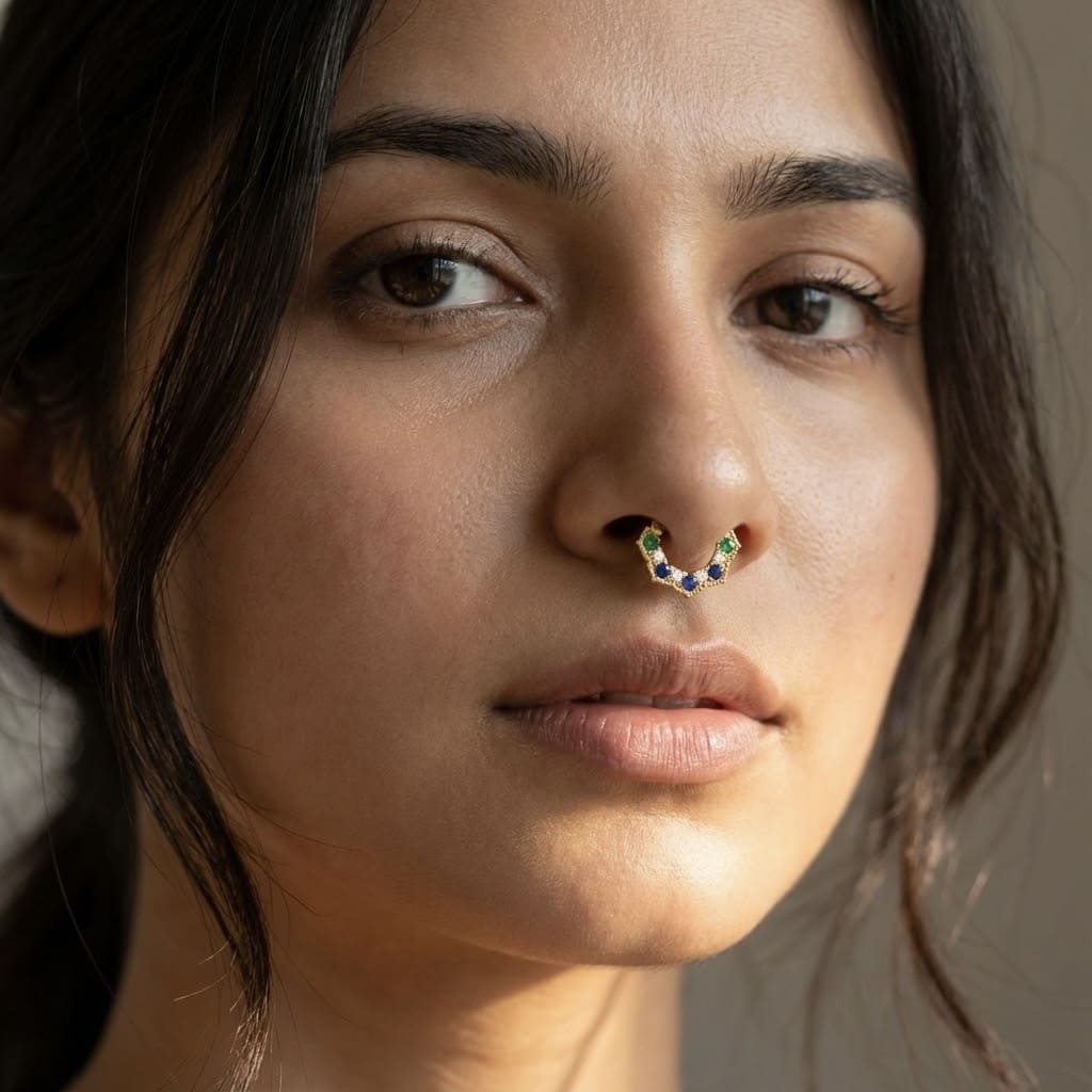 Boho Gem Septum Ring
