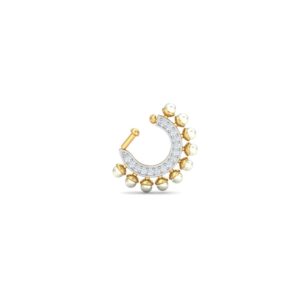 Dream Pearl Screw Nosering (Non Pierced)