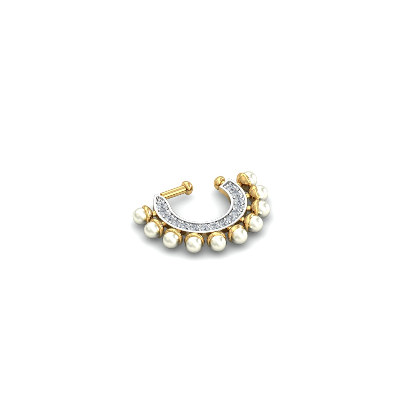Dream Pearl Screw Nosering (Non Pierced)